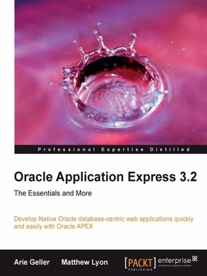 cover image of Oracle Application Express 3.2
